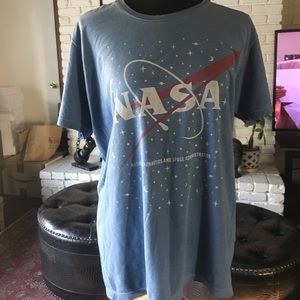 NASA t-shirt. Blue.
